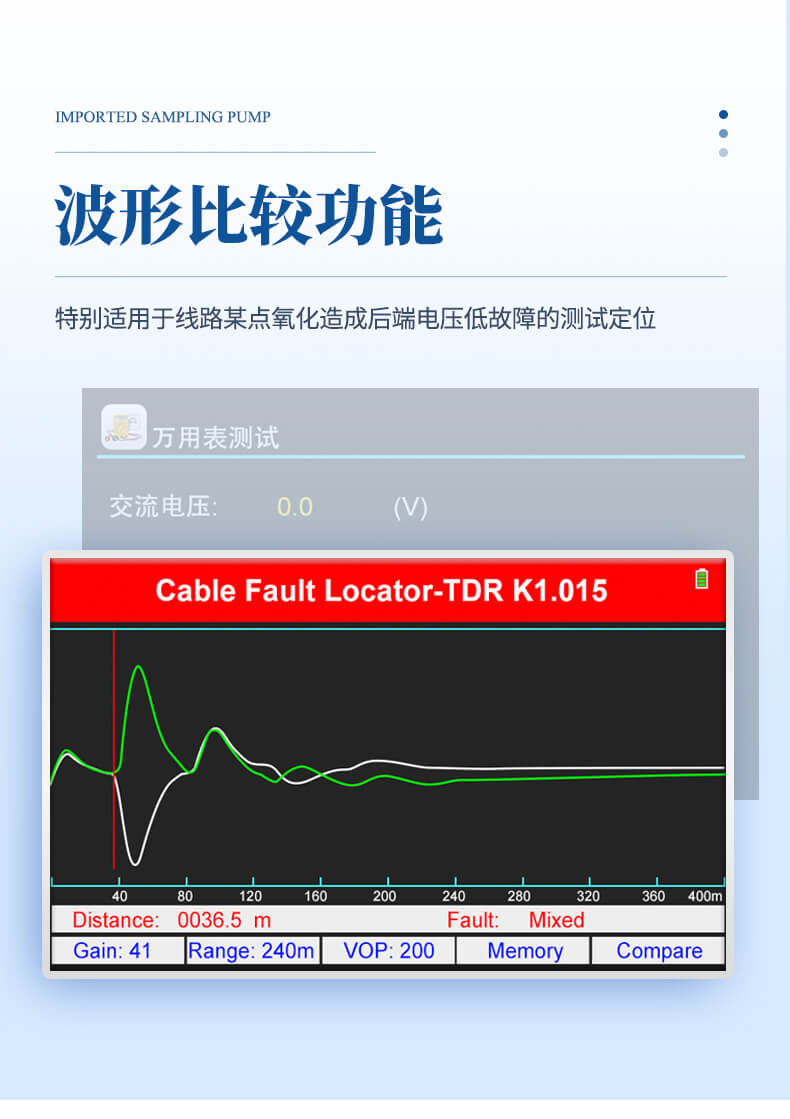電纜故障智能測(cè)距儀